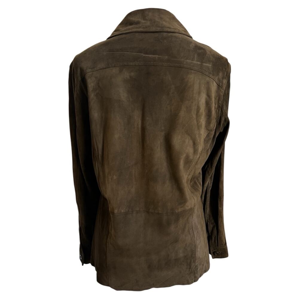 Vintage Harold’s women’s leather button down shirt small - Picture 4 of 6